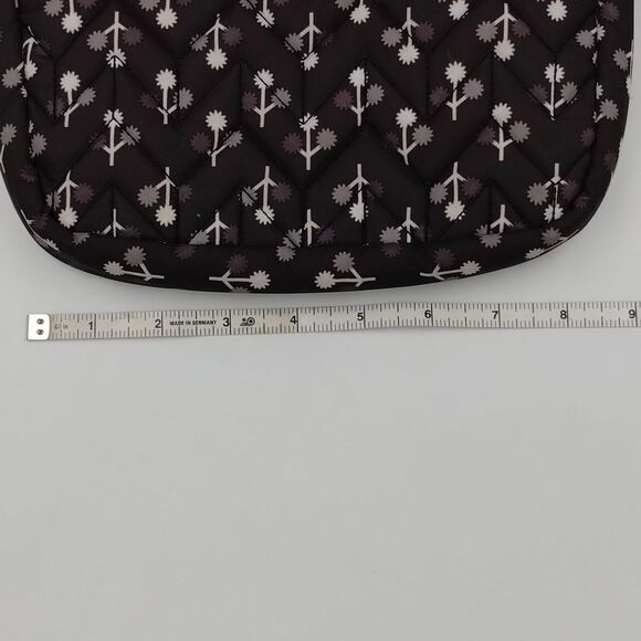 LUG crossbody bag black white tiny floral motif adjustable strap LUG - Picture 9 of 11